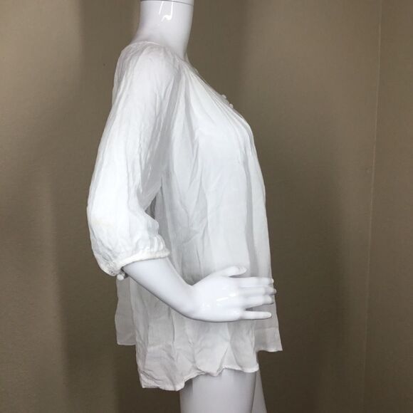 Passport Pleated Boho Top C4 - Picture 3 of 6